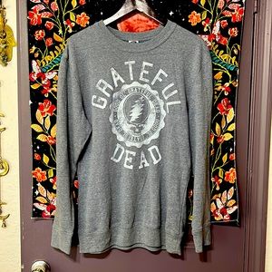 Grateful Dead Medium gray crew neck sweatshirt
